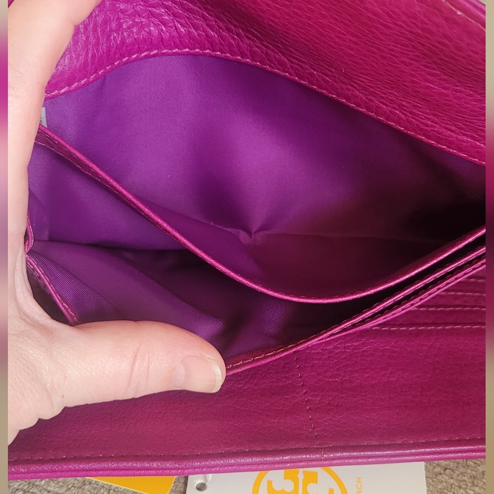 Tory Burch Pricilla Calf Hair Wallet - Picture 9 of 13